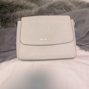 Michael kors shoulder bag cream/white